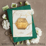SAVE THE DATES acrylic gold magnets Luxury Save the Date Hexagon Acrylic Magnet and Card, Greenery Gold Greenery Elegant Wedding Save The Dates Acrylic Magnets, glamour Save The Date Cards4