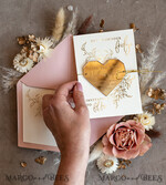 SAVE THE DATES acrylic gold magnets Personalised Gold Acrylic Heart Save the Date Magnet and Card, blush Pink Wedding Save The Dates Plexi Magnets, Wedding Boho Save The Date Cards5