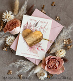 SAVE THE DATES acrylic gold magnets Personalised Blush Pink Save the Date Acrylic  Heart Magnet and Card, Gold Blush Pink Heart Wedding Save The Dates Acrylic Magnets, Save The Date Cards with heart magnet5