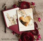 SAVE THE DATES acrylic gold magnets Personalised Save the Date Heart Magnet and Card, Gold burgundy Elegant Wedding Save The Dates Acrylic Heart5