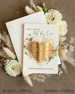 SAVE THE DATES acrylic gold magnets Personalised Save the Date Heart Magnet and Card, Elegant Wedding Save The Dates Acrylic golden Magnets6