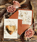 SAVE THE DATES acrylic gold magnets Personalised Save the Date Heart Magnet and Card, Gold Terracotta Elegant Wedding Save The Dates Acrylic Heart, Velvet Save The Date Cards8
