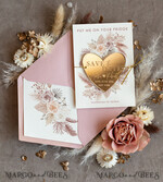 SAVE THE DATES acrylic gold magnets Personalised Blush Pink Save the Date Acrylic  Heart Magnet and Card, Gold Blush Pink Heart Wedding Save The Dates Acrylic Magnets, Save The Date Cards with heart magnet5