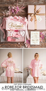 BRIDESMAID/BEST MAN BOX WILL YOU BE MY BRIDESMAID Bridesmaid Proposal Heart Shaped Box, Personalized Proposal Bridesmaid Robe, special present box24