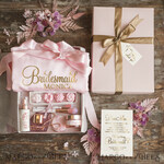 BRIDESMAID/BEST MAN BOX WILL YOU BE MY BRIDESMAID Natural cosmetic Bridesmaid Set, Maid of Honor Proposal natural Present, Spa Day Box28