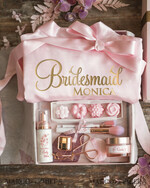 BRIDESMAID/BEST MAN BOX WILL YOU BE MY BRIDESMAID Natural cosmetic Bridesmaid Set, Maid of Honor Proposal natural Present, Spa Day Box28