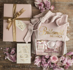 BRIDESMAID/BEST MAN BOX WILL YOU BE MY BRIDESMAID Maid of Honor Bridesmaid Present Velvet Robe, Thank you cosmetic GIFT BOX, natural spa sey29