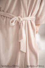 BRIDESMAID/BEST MAN BOX WILL YOU BE MY BRIDESMAID Bridesmaid Velvet wedding box, Luxury Blush Proposal Set, Natural Handmade Gift Box23