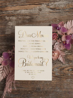 BRIDESMAID/BEST MAN BOX WILL YOU BE MY BRIDESMAID Bridesmaid Velvet wedding box, Luxury Blush Proposal Set, Natural Handmade Gift Box23