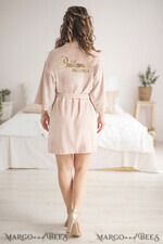 BRIDESMAID/BEST MAN BOX WILL YOU BE MY BRIDESMAID Maid Of Honor Wedding Present Box, Velvet Robe Bridesmaid Proposal, natural set for wedding26