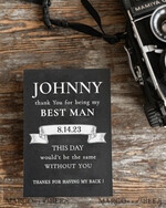 Brautjungfer/Trauzeuge Box BEST MAN DANKE Trauzeuge Dankeschön Geschenkkarton, personalisiertes Geschenk für den besten Mann, Whiskey Geschenk für den besten Mann8