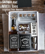 Brautjungfer/Trauzeuge Box BEST MAN DANKE Personalisierte Dankeschön-Box für den besten Mann, Whiskey-Groomsman-Geschenkbox7
