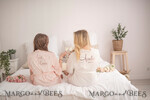 NEWLY WEDS COUPLE GIFTS Bride gifts White satin wedding robe for Bride with rose gold inscription, Elegant Rose Gold Wedding Robe, Bride Wedding GIft11