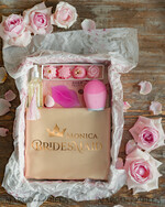 Brautjungfer/Trauzeuge Box DANKESCHÖN AN DIE JUNGFRAU Danke Box Brautjungfer Gold Blush Dankesbox Dankesgeschenkbox Bademantel Schönheit Set Trauzeugin13