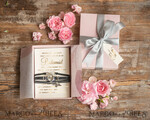 Brautjungfer/Trauzeuge Box Brautjungfer DANKE oder VORSCHLAG KLEINE BOX Brautjungfern-Vorschlag Dankeschön-Box, Boho elegante Uhr, goldene Brautjungfern-Geschenkbox5