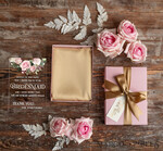 Brautjungfer/Trauzeuge Box Brautjungfer DANKE oder VORSCHLAG KLEINE BOX Brautjungfernrobe Geschenkbox, Trauzeugin Geschenkvorschlagbox, Brautjungfern goldene Robe8