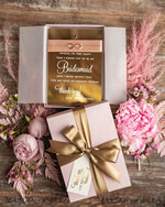 Brautjungfer/Trauzeuge Box Brautjungfer DANKE oder VORSCHLAG KLEINE BOX Brautjungfer Dankeschön Geschenkkarton, Brautjungfer Vorschlagsbox, Brautjungfer Geschenkebox7