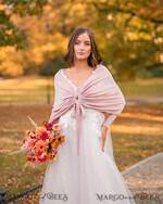 BRIDE bolero, robes, garter WEDDING BOLERO & SHRUGS Blush Pink Velvet  Wedding bolero long sleeve Shrug Women Wedding, Pink Velvet Wedding dress Topper, Bridal Sweater Coverup, Jacket for Bride,  Bridal Blouse Bridal Shrug 22