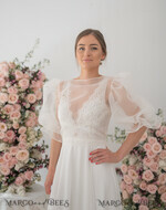BRIDE bolero, robes, garter WEDDING BOLERO & SHRUGS Ivory Wedding bolero long sleeve Shrug Women Wedding, Wedding dress Topper, Bridal Sweater Coverup, Wedding Dress Topper,  Bridal Blouse Bridal Shrug8