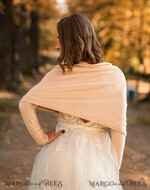 BRIDE bolero, robes, garter WEDDING BOLERO & SHRUGS Nude Velvet Wedding bolero long sleeve,Beige Shrug Women Wedding, Bridal Backless Cover, Jacket for Bride, Velvet Bridal Blouse Bridal Shrug 16