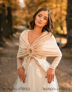 BRIDE bolero, robes, garter WEDDING BOLERO & SHRUGS Nude Velvet Wedding bolero long sleeve,Beige Shrug Women Wedding, Bridal Backless Cover, Jacket for Bride, Velvet Bridal Blouse Bridal Shrug 16