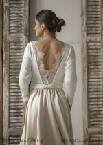 BRIDE bolero, robes, garter WEDDING BOLERO & SHRUGS Wedding Bolero Long Sleeve, Wedding Puff Sleeve Shrug, Bridal wedding Coverup,  Wedding Dress Topper, Bridal Capelet12