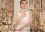 BRIDE bolero, robes, garter WEDDING BOLERO & SHRUGS Wedding Bolero Long Sleeve, Wedding Puff Sleeve Mesh Shrug, Bridal Bishop sleeved wedding Coverup, Blouse for Bride,  Bridal Capelet mesh17