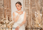BRIDE bolero, robes, garter WEDDING BOLERO & SHRUGS Wedding Bolero Long Sleeve, Wedding Puff Sleeve Mesh Shrug, Bridal Bishop sleeved wedding Coverup, Blouse for Bride,  Bridal Capelet mesh17