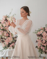 BRIDE bolero, robes, garter WEDDING BOLERO & SHRUGS Ivory Wedding bolero long sleeve Shrug Women Wedding, Bridal Sweater Cover, Jacket for Bride,  Bridal Blouse Bridal Shrug 10