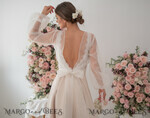 BRIDE bolero, robes, garter WEDDING BOLERO & SHRUGS Ivory Wedding bolero long sleeve Shrug Women Wedding, Bridal Sweater Cover, Jacket for Bride,  Bridal Blouse Bridal Shrug 10