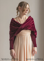 BRIDE bolero, robes, garter WEDDING BOLERO & SHRUGS maroon burgundy marsala velvet bolero with sleeves for bridesmaid, Wedding dress topper for maid of honour, cover for wedding dress, perfect white wedding bolero, velvet wedding bolero10