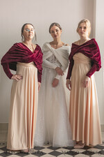 BRIDE bolero, robes, garter WEDDING BOLERO & SHRUGS maroon burgundy marsala velvet bolero with sleeves for bridesmaid, Wedding dress topper for maid of honour, cover for wedding dress, perfect white wedding bolero, velvet wedding bolero10
