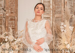 BRIDE bolero, robes, garter WEDDING BOLERO & SHRUGS Lace Wedding Bolero Long Sleeve , Bare Back Lace, Wedding Puff Sleeve Mesh Shrug, Bridal Bishop sleeved wedding  Lace Coverup, Lace Blouse for Bride,  Bridal Capelet mesh30