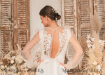 BRIDE bolero, robes, garter WEDDING BOLERO & SHRUGS Lace Wedding Bolero Long Sleeve , Bare Back Lace, Wedding Puff Sleeve Mesh Shrug, Bridal Bishop sleeved wedding  Lace Coverup, Lace Blouse for Bride,  Bridal Capelet mesh30