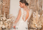 BRIDE bolero, robes, garter WEDDING BOLERO & SHRUGS Lace Wedding Bolero Long Sleeve , Bare Back Lace, Wedding Puff Sleeve Mesh Shrug, Bridal Bishop sleeved wedding  Lace Coverup, Lace Blouse for Bride,  Bridal Capelet mesh30