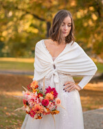 BRIDE bolero, robes, garter WEDDING BOLERO & SHRUGS Ivory Wedding bolero long sleeve Shrug Women Wedding, Wedding dress Topper, Bridal Sweater Coverup, Jacket for Bride,  Bridal Blouse Bridal Shrug 26
