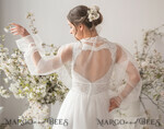 BRIDE bolero, robes, garter WEDDING BOLERO & SHRUGS Wedding Bolero Long Sleeve, Puff Sleeve Mesh Shrug, Shrug Women Wedding, Bridal Puff  Sleeve Coverup, Blouse for Bride,  Bridal Blouse Shrug, Blouse for bride12