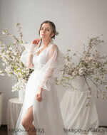 BRIDE bolero, robes, garter WEDDING BOLERO & SHRUGS Wedding Bolero Long Sleeve, Puff Sleeve Mesh Shrug, Shrug Women Wedding, Bridal Puff  Sleeve Coverup, Blouse for Bride,  Bridal Blouse Shrug, Blouse for bride12