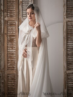 BRIDE bolero, robes, garter WEDDING BOLERO & SHRUGS Lace  Bridal wedding Coverup,  Wedding Dress Topper, Bridal Capelet10