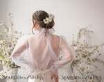 BRIDE bolero, robes, garter WEDDING BOLERO & SHRUGS Wedding Bolero Long Sleeve, Wedding Puff Sleeve Mesh Shrug, Bridal puff sleeved wedding Coverup, Blouse for Bride,  Bridal Capelet mesh11