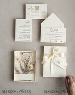 WEDDING INVITATIONS Invitations for VIP/ boxed Invites for Parents Natural Dried Flowers Wedding Invitations in velvet box, Plexi Glamour Boxed Wedding Invitation Suite Luxury, Romantic Velvet Wedding Cards, Bespoke Golden Invites29
