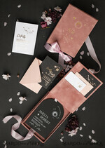 WEDDING INVITATIONS Invitations for VIP/ boxed Invites for Parents Arch Acrylic  Wedding Invitations in velvet box, Black Plexi Glamour Wedding Invitation Suite Luxury Box, Moon Stars Elegant Velvet Wedding Cards34