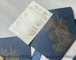 WEDDING INVITATIONS Invitations for VIP/ boxed Invites for Parents Vip Navy Blue Gold Foil Wedding Invitations in velvet box, Plexi Glamour Wedding Invitation Suite Luxury Box, Romantic Velvet Wedding Cards, Bespoke Golden Invites29