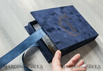 WEDDING INVITATIONS Invitations for VIP/ boxed Invites for Parents Vip Navy Blue Gold Foil Wedding Invitations in velvet box, Plexi Glamour Wedding Invitation Suite Luxury Box, Romantic Velvet Wedding Cards, Bespoke Golden Invites29
