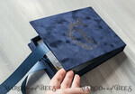 WEDDING INVITATIONS Invitations for VIP/ boxed Invites for Parents Vip Navy Blue Gold Foil Wedding Invitations in velvet box, Plexi Glamour Wedding Invitation Suite Luxury Box, Romantic Velvet Wedding Cards, Bespoke Golden Invites29