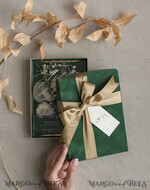WEDDING INVITATIONS Invitations for VIP/ boxed Invites for Parents Natural Dried Flowers Wedding Invitations in velvet box, Plexi Glamour Boxed Wedding Invitation Suite Luxury, Romantic Velvet Wedding Cards, Bespoke Golden Invites27