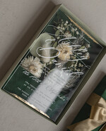 WEDDING INVITATIONS Invitations for VIP/ boxed Invites for Parents Natural Dried Flowers Wedding Invitations in velvet box, Plexi Glamour Boxed Wedding Invitation Suite Luxury, Romantic Velvet Wedding Cards, Bespoke Golden Invites27