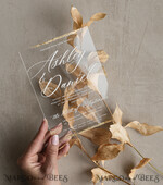 WEDDING INVITATIONS Invitations for VIP/ boxed Invites for Parents Natural Dried Flowers Wedding Invitations in velvet box, Plexi Glamour Boxed Wedding Invitation Suite Luxury, Romantic Velvet Wedding Cards, Bespoke Golden Invites27