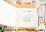 HOCHZEITS-GÄSTEBÜCHER Samtkissen Instax Gästebuch maßgeschneiderte Bestellung Instax Samt Hochzeits-Gästebuch und Plexi-Schild, großes Sofort-Hochzeits-Gästebuch, kastanienbraunes Polaroid-Samt-Gästebuch Marsala Golden Hochzeit11