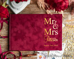 WEDDING GUEST BOOKS Velvet Instax Guestbook Luxury Burgundy Instax velvet Wedding GuestBook Gold, Large Instant Wedding Guest Book, Marsala Polaroid velvet Guestbook9